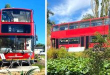 Photo of Couple Transform Old London Bus Into Luxurious And Super Comfortable Home