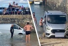 Photo of He Parks His Van On The Beach, In A No-parking Zone, And Finds It Submerged In Water.