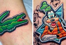 Photo of They Look Like Crests, But They’re Tattoos: 15 Of This Artist’s Most Iconic Works.